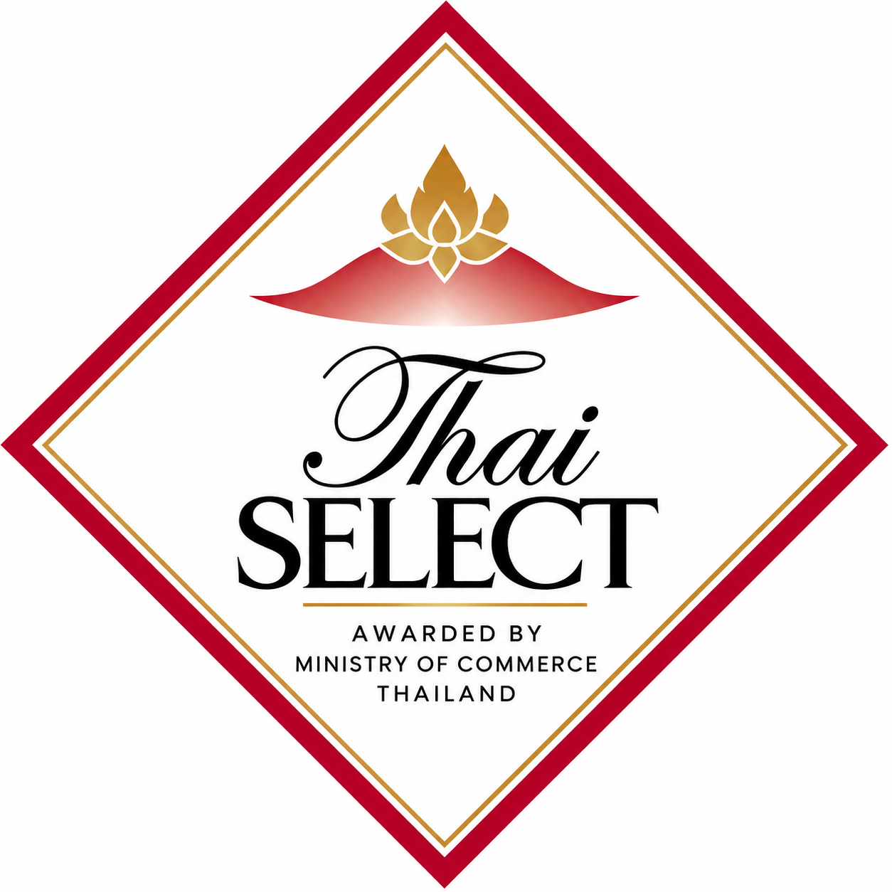 Thai SELECT logo awarded by Thailand's Ministry of Commerce